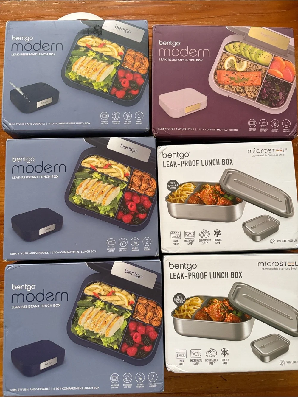 Bentgo Modern Leak-Resistant Lunch Boxes
